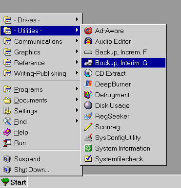 Utilities Menu